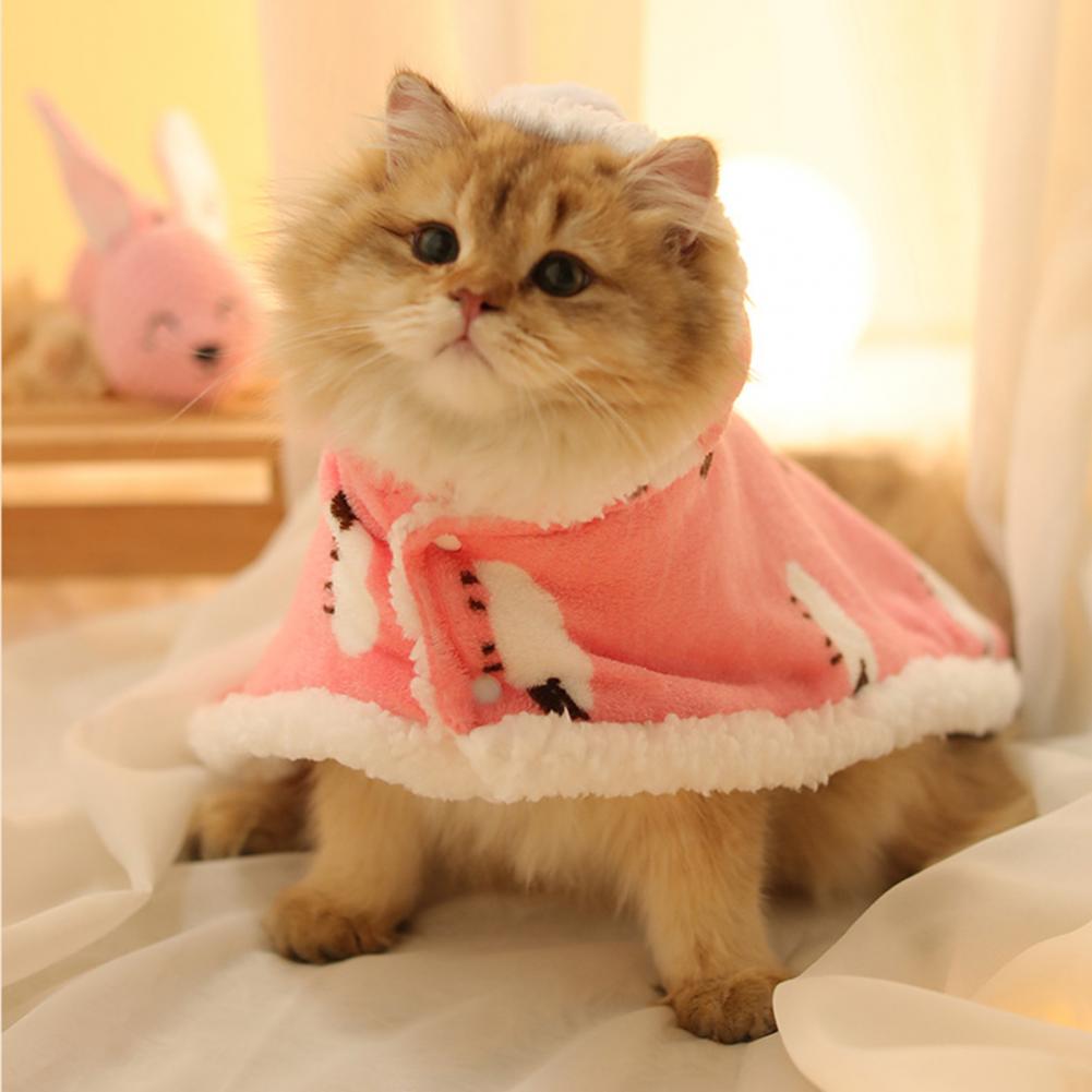 Pet Cloak Adjustable Cat Dog Puppy Cloak Cape Coat Christmas Costume Decor Pet Supplies Dog clothes dog accessories 2021