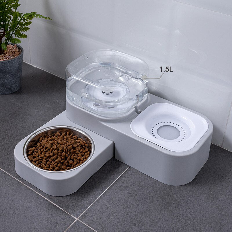 Hot Sell Pet Cat Bowl Dog for Cats Feeder Bowls Kitten Automatic Drinking Fountain 1.5L Capacity Puppy Feeding Waterer Products