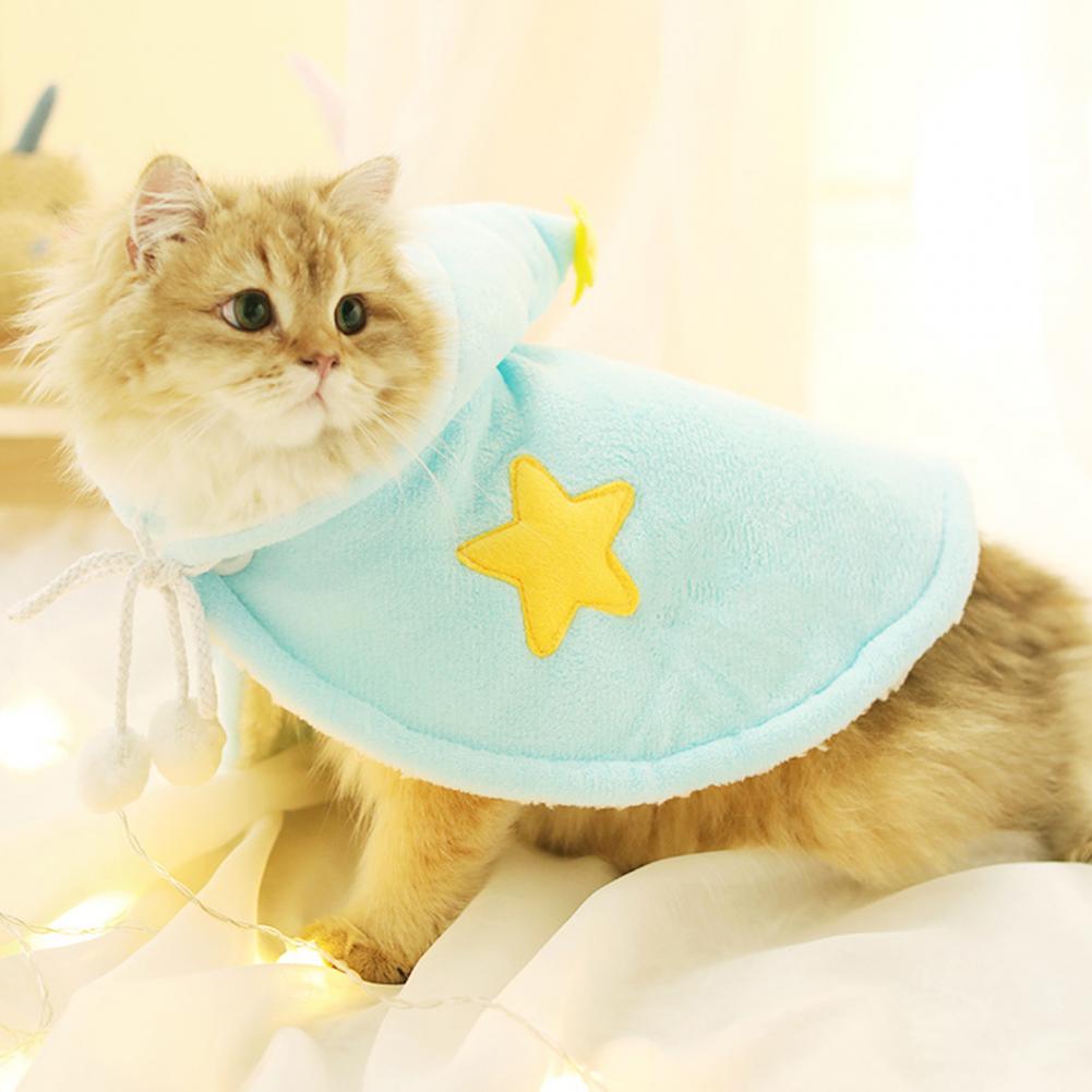 Pet Cloak Adjustable Cat Dog Puppy Cloak Cape Coat Christmas Costume Decor Pet Supplies Dog clothes dog accessories 2021