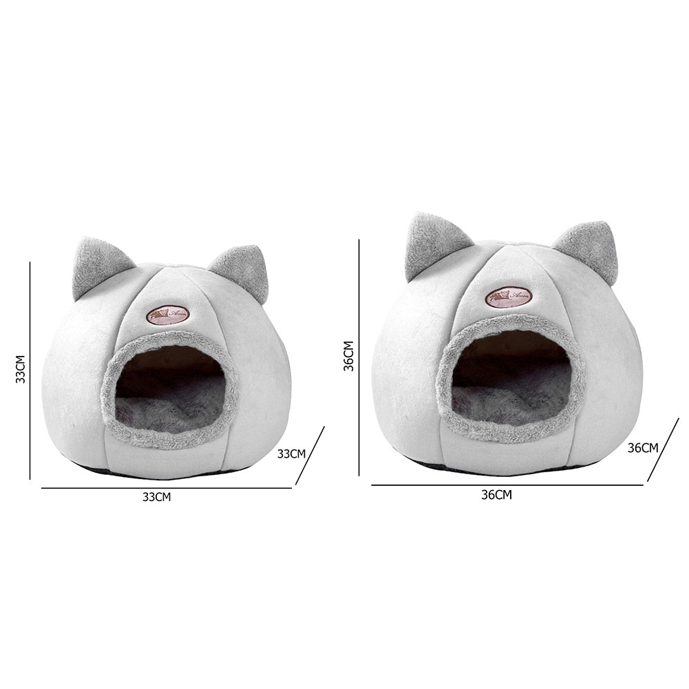 Soft Cat Bed Puppy Dogs Basket for Cat‘s House Deep Sleep Pet Tent Cozy Cave Beds Pet Nest Indoor cama gato Cat Supplies