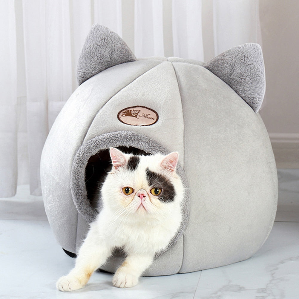Soft Cat Bed Puppy Dogs Basket for Cat‘s House Deep Sleep Pet Tent Cozy Cave Beds Pet Nest Indoor cama gato Cat Supplies