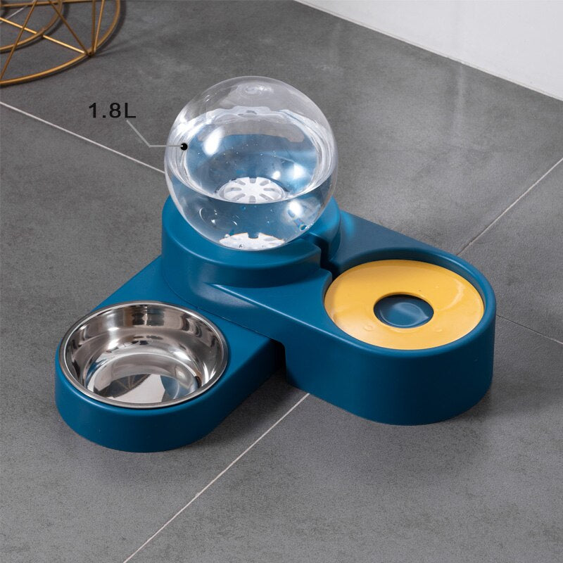 Hot Sell Pet Cat Bowl Dog for Cats Feeder Bowls Kitten Automatic Drinking Fountain 1.5L Capacity Puppy Feeding Waterer Products