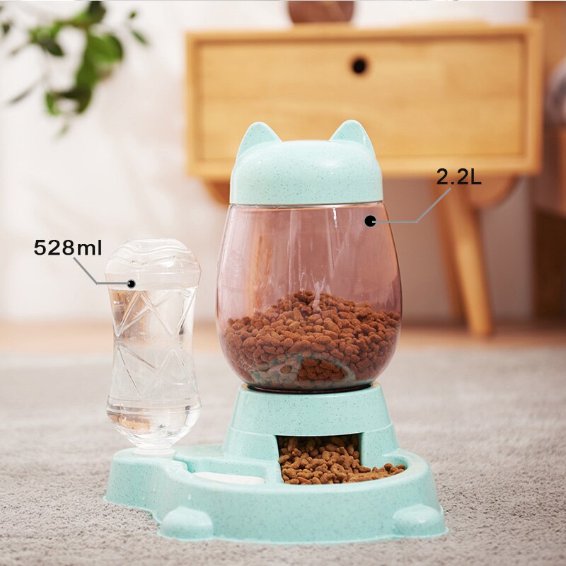Hot Sell Pet Cat Bowl Dog for Cats Feeder Bowls Kitten Automatic Drinking Fountain 1.5L Capacity Puppy Feeding Waterer Products