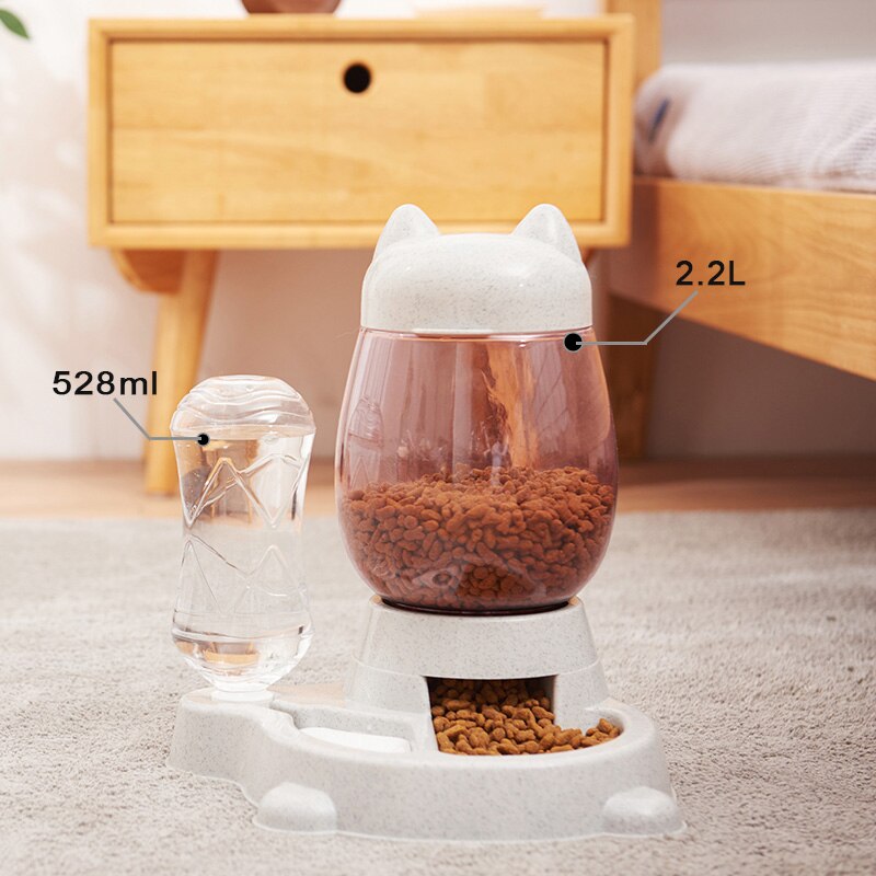 Hot Sell Pet Cat Bowl Dog for Cats Feeder Bowls Kitten Automatic Drinking Fountain 1.5L Capacity Puppy Feeding Waterer Products