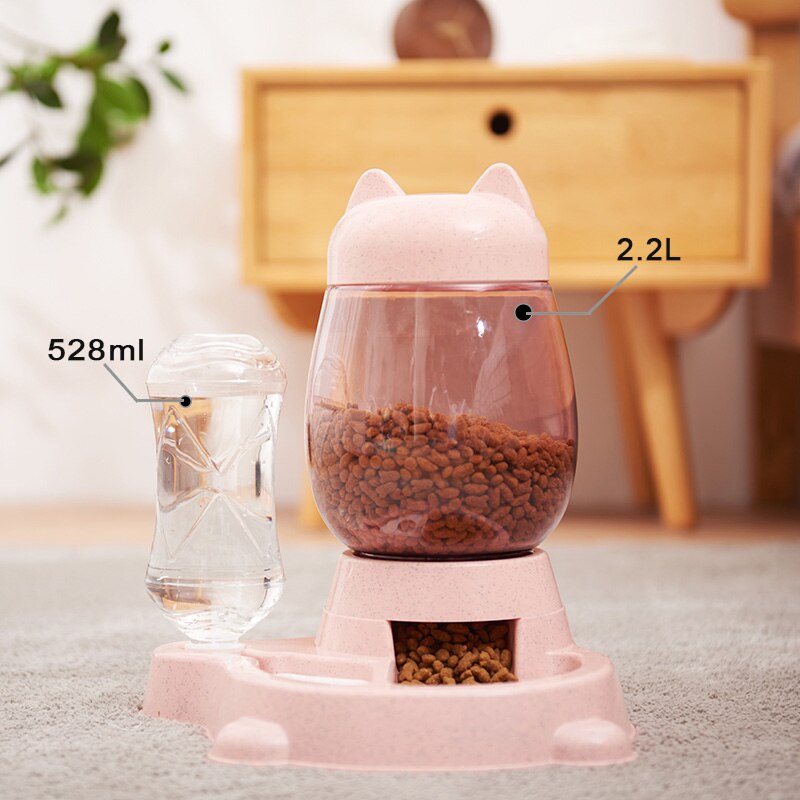 Hot Sell Pet Cat Bowl Dog for Cats Feeder Bowls Kitten Automatic Drinking Fountain 1.5L Capacity Puppy Feeding Waterer Products