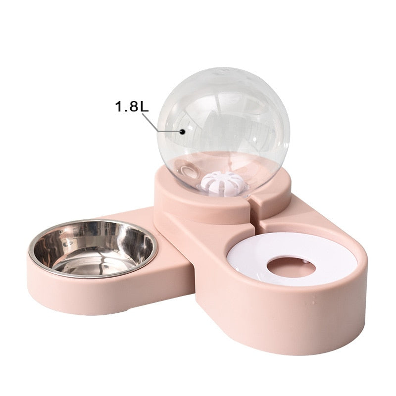 Hot Sell Pet Cat Bowl Dog for Cats Feeder Bowls Kitten Automatic Drinking Fountain 1.5L Capacity Puppy Feeding Waterer Products
