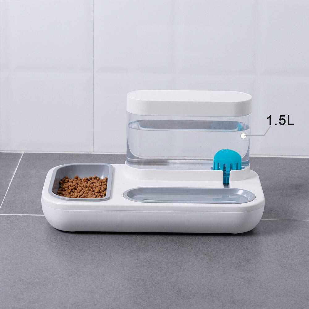 Hot Sell Pet Cat Bowl Dog for Cats Feeder Bowls Kitten Automatic Drinking Fountain 1.5L Capacity Puppy Feeding Waterer Products