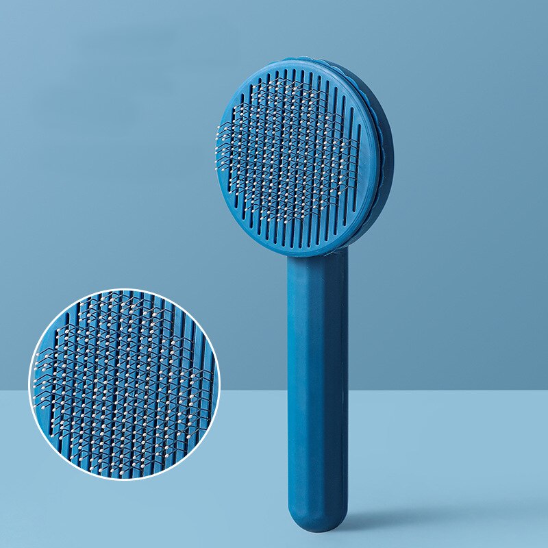 Grooming Pet Hair Remover Brush Cat And Dogs Hair Comb Removes Comb Short Massager Goods For Cats Dog Brush Accessories Supplies