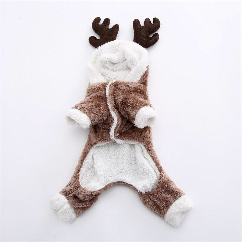 Winter Cat Clothes Warm Fleece Pet Costume For Small Cats Kitten Jumpsuits Clothing Cat Coat Jacket Pets Dog cat clothes funny