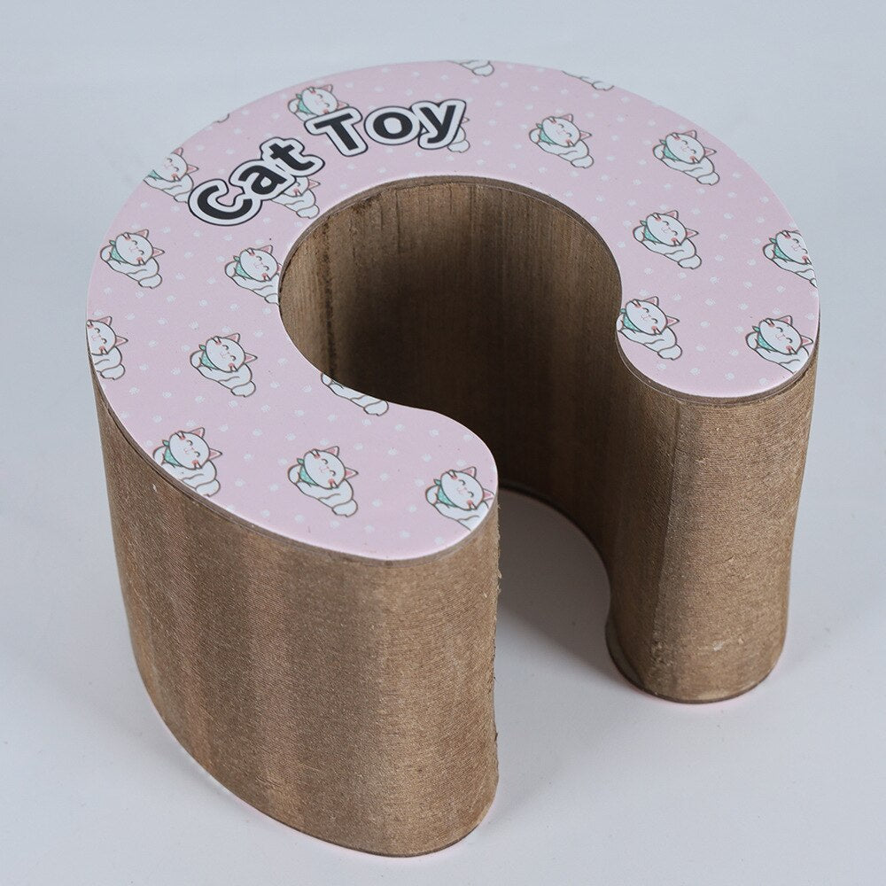 Cat Toys Magic Organ Cat Scratch Board Cat Toy with Bell Cat Grind Claw  Climbing Corrugated Paper Cat Scratch Toy Cat Product