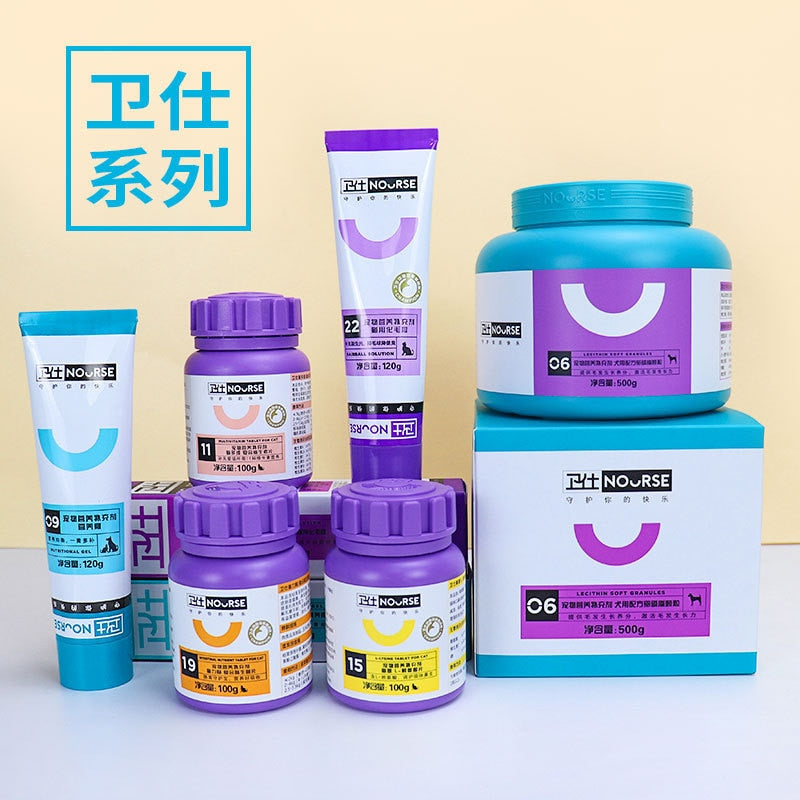 Nutritional Cream Pet Health Care Products Hair Cream Lecithin Cat Dog Trace Element Calcium Tablets Dog and Cat Probiotics
