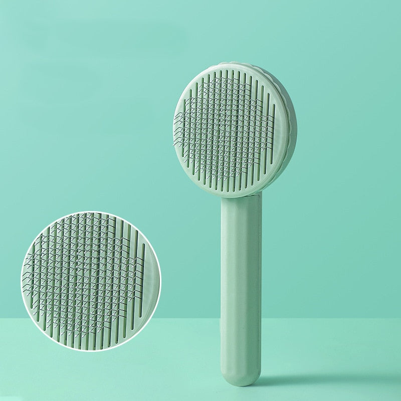 Grooming Pet Hair Remover Brush Cat And Dogs Hair Comb Removes Comb Short Massager Goods For Cats Dog Brush Accessories Supplies