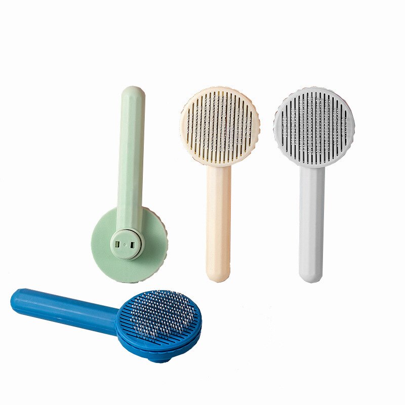 Grooming Pet Hair Remover Brush Cat And Dogs Hair Comb Removes Comb Short Massager Goods For Cats Dog Brush Accessories Supplies