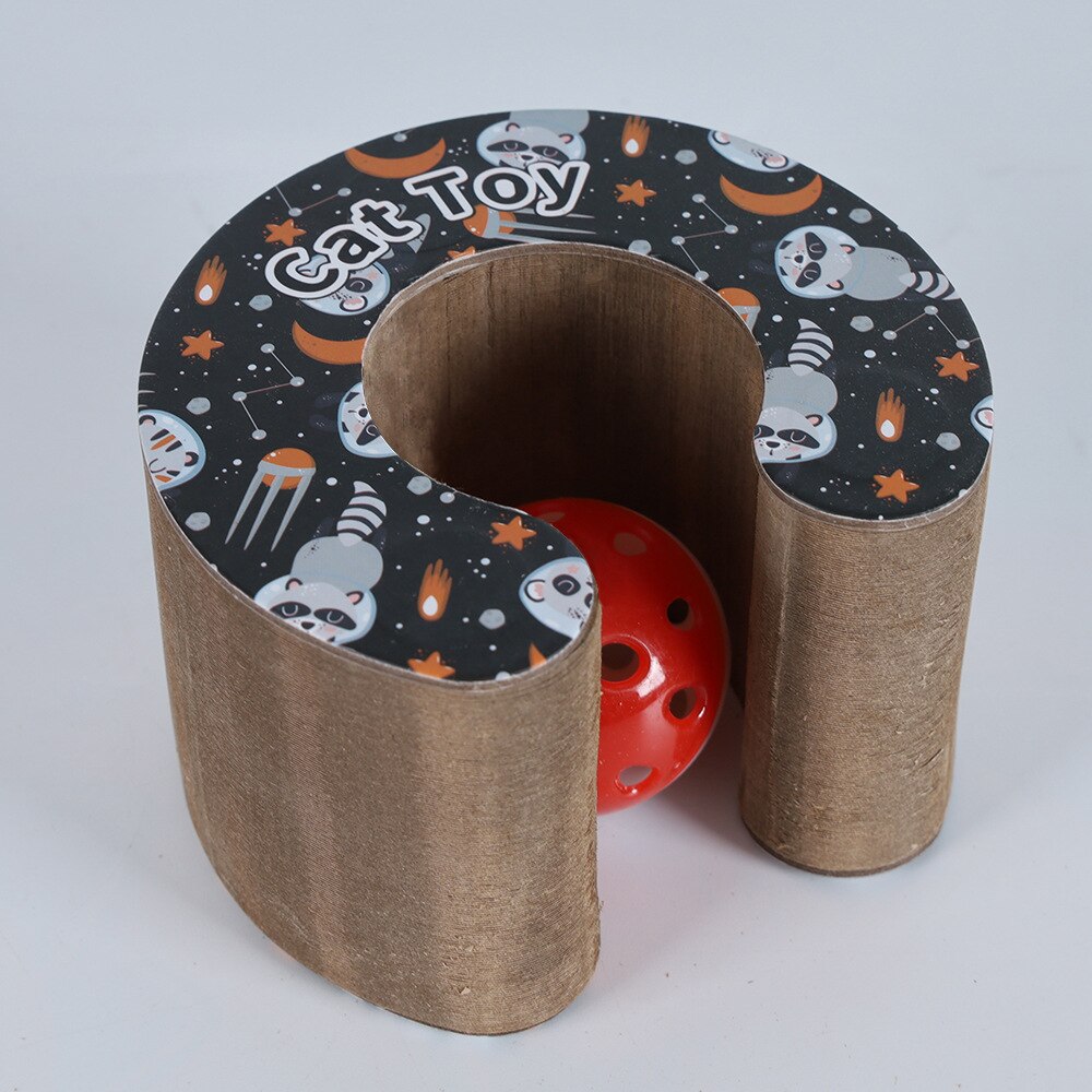 Cat Toys Magic Organ Cat Scratch Board Cat Toy with Bell Cat Grind Claw  Climbing Corrugated Paper Cat Scratch Toy Cat Product